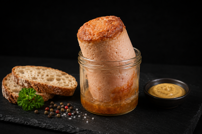 Fleischkäse zum selber aufbacken im Glas